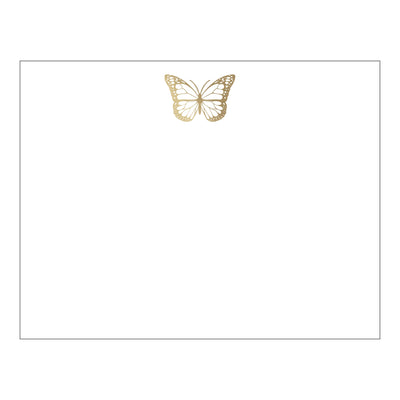 Enclosure Card Truly Gifted Blank Card with Gold Foil Butterfly 