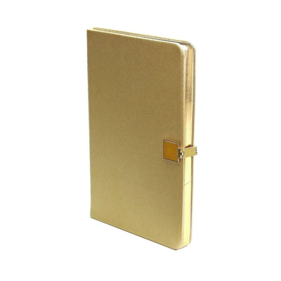 Faux Leather Notebook Journals Addison Ross Gold 