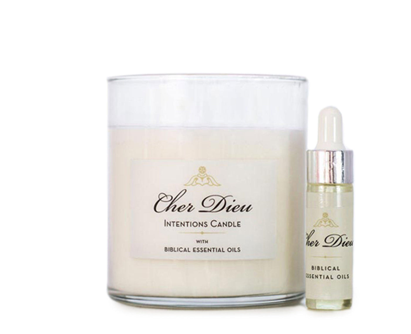 Intentions Classic Candle Kit Candles Cher Dieu White 