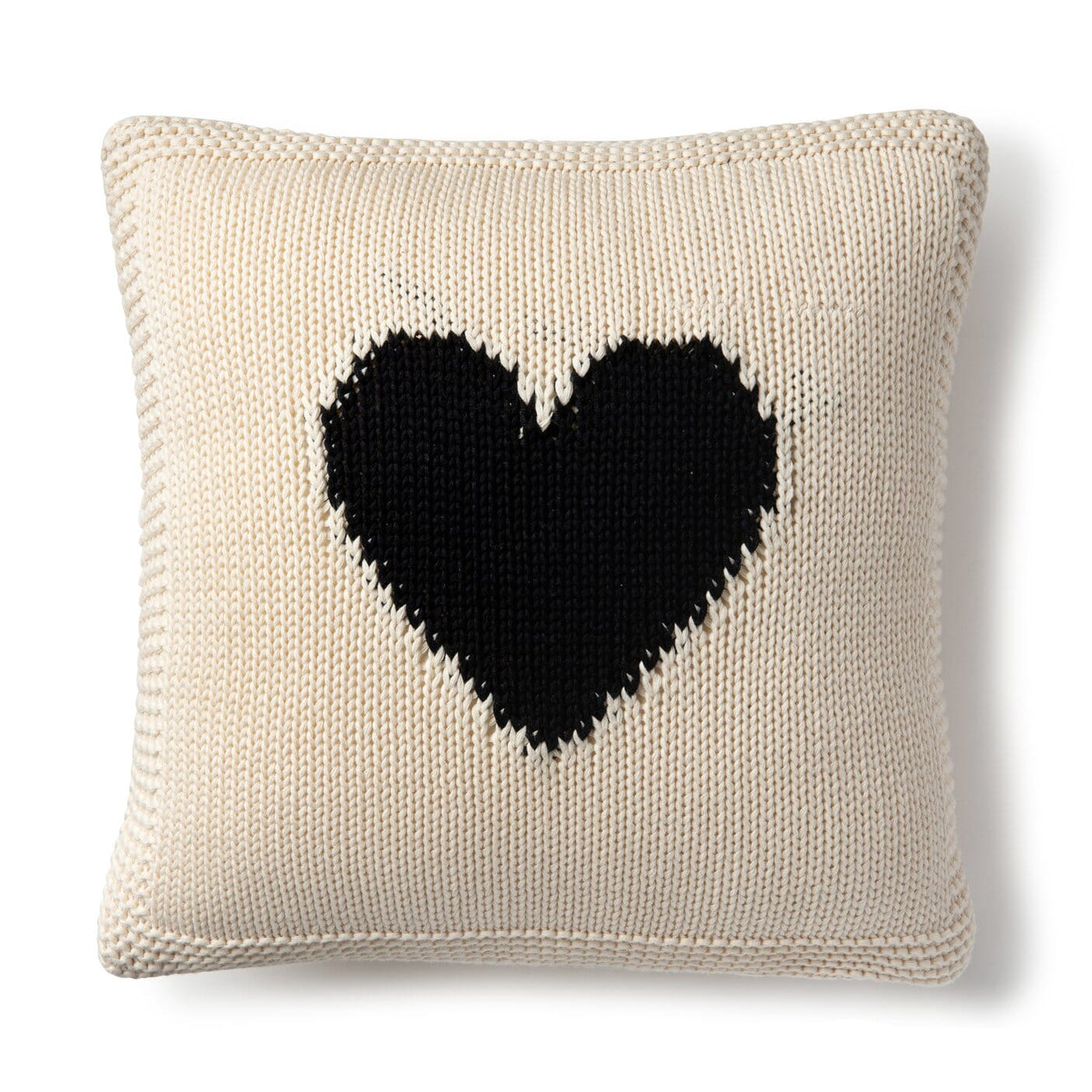 Heart Pillow Pillows Domani Home Black 