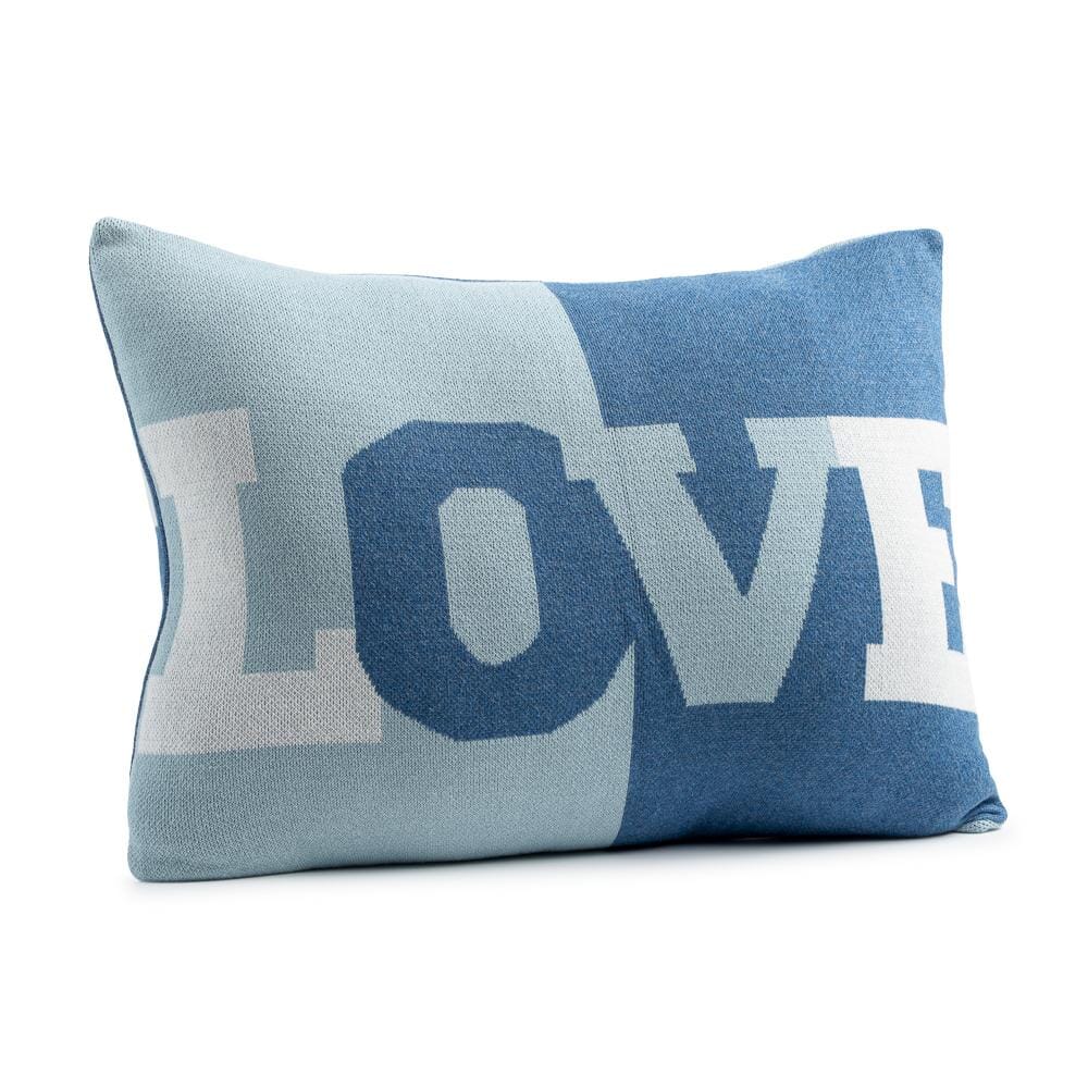 Love Pillow Pillows Domani Home Powder Blue 