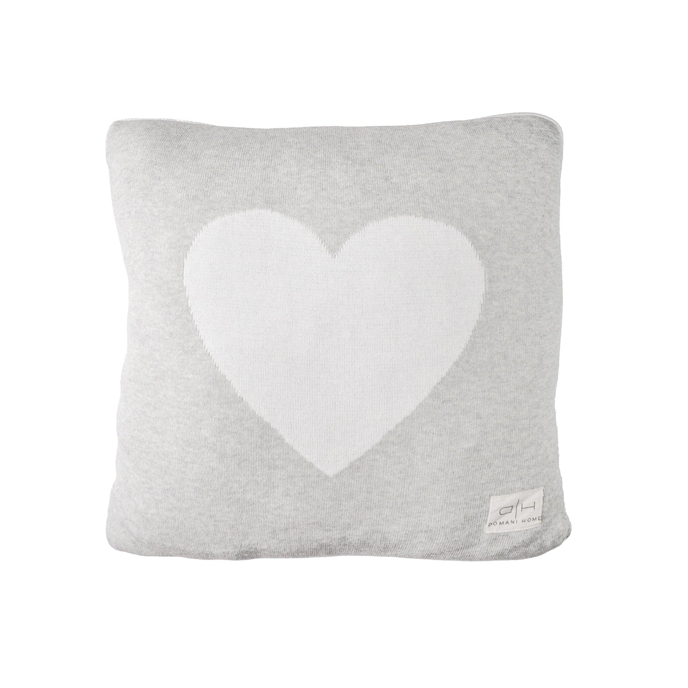 Heart Pillow Pillows Domani Home Grey 