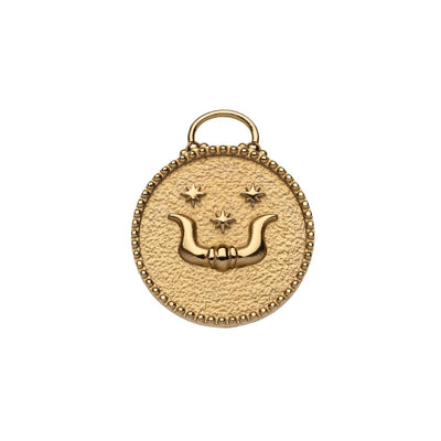 Taurus Zodiac Coin Pendant Necklace Necklaces Jane Win 