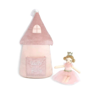 Princess Castle - Tooth Fairy Pillow and Doll Set Plush Toys Mon Ami Pink 