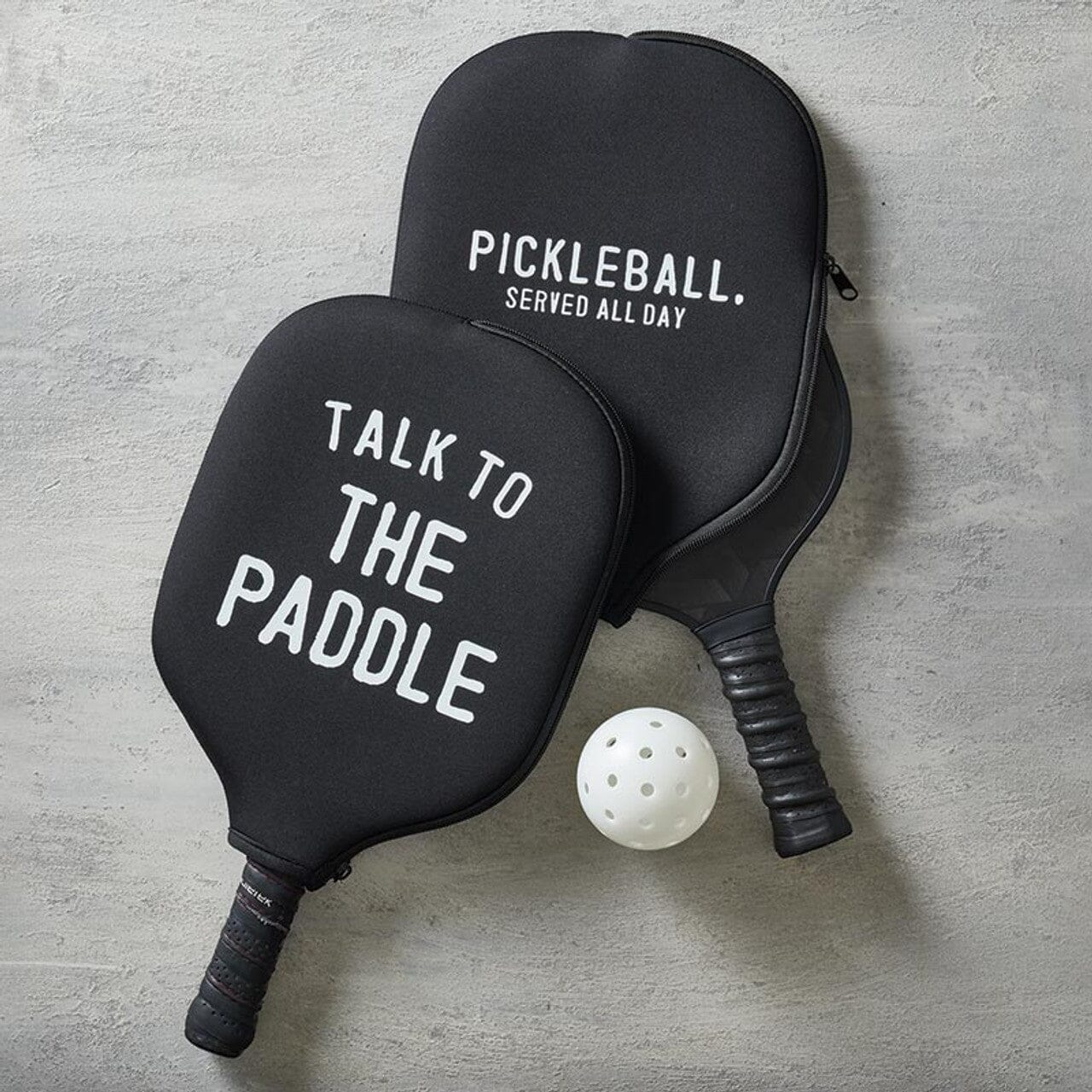 Pickleball Paddle Cover - Talk to the Paddle Paddle Santa Barbara Design Studio 