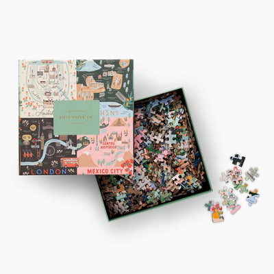 Maps Jigsaw Puzzle Puzzles Rifle Paper Co. 