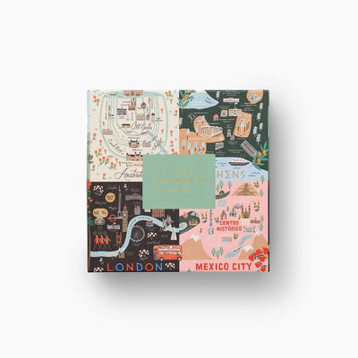 Maps Jigsaw Puzzle Puzzles Rifle Paper Co. Green 