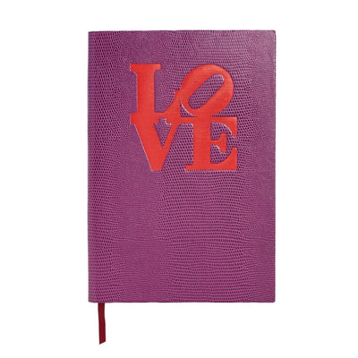 LOVE Journal Journals Sloane Stationery Purple 