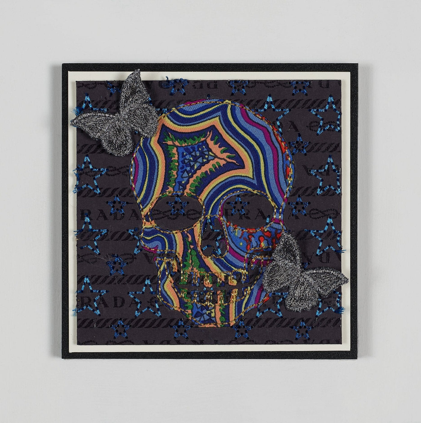 Prada Skull Butterflies Artwork Stephen WIlson 