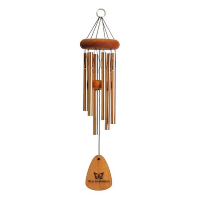 Truly Remembered Wind Chime Wind Chimes Truly Gifted Bronze 