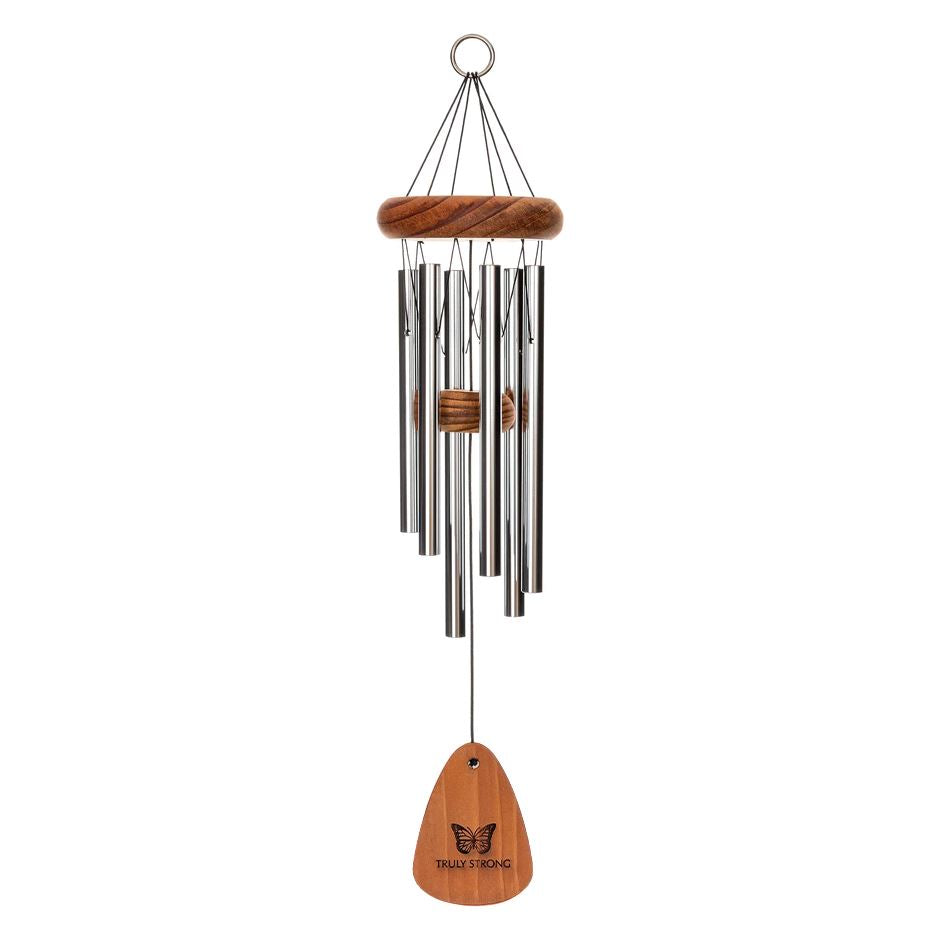 Truly Strong Wind Chime Wind Chimes Truly Gifted Silver 