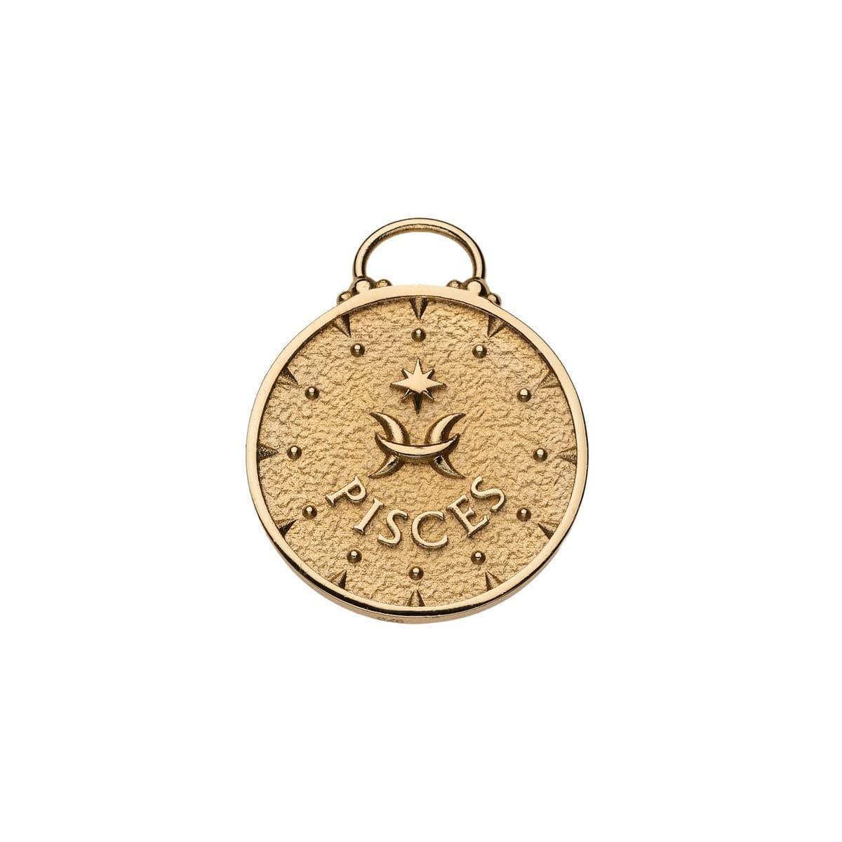 Pisces Zodiac Coin Pendant Necklace Necklaces Jane Win 