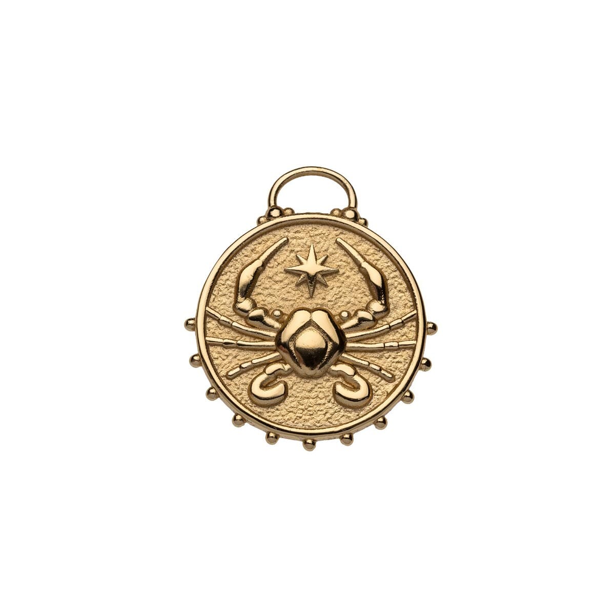 Cancer Zodiac Coin Pendant Necklace Necklaces Jane Win 