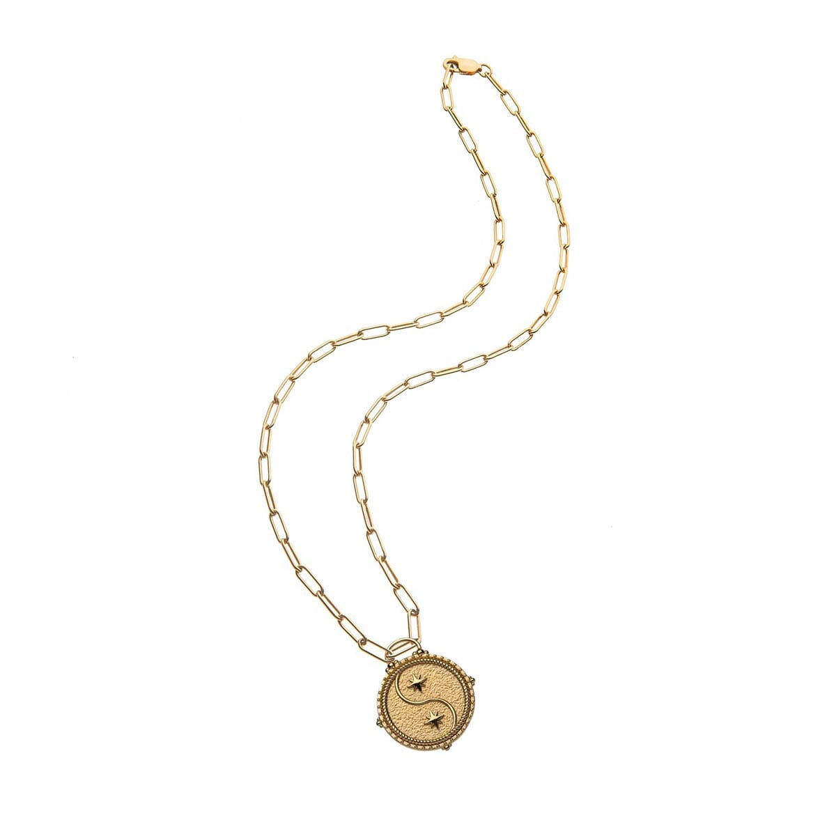 Gemini Zodiac Coin Pendant Necklace Necklaces Jane Win 