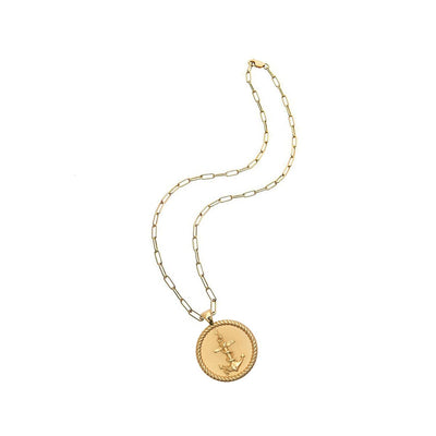STRONG Original Coin Pendant Necklace Necklaces Jane Win Gold 